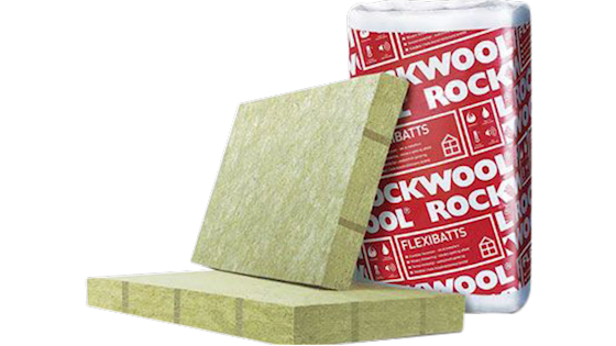 66mm Rockwool Soundbatts kivivilla 6,10m2/ptk